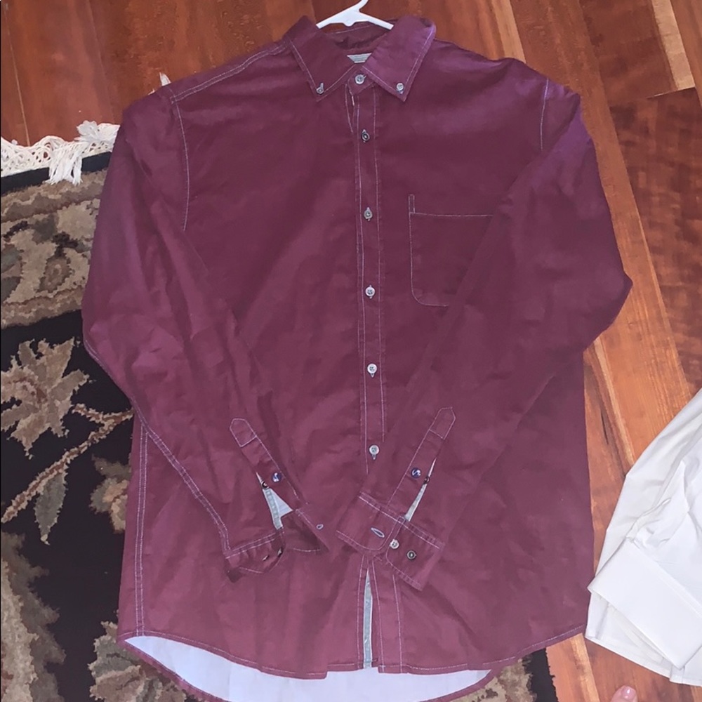 32 Bar Blues red button down